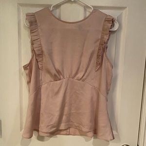 Express Sleeveless Beige Top